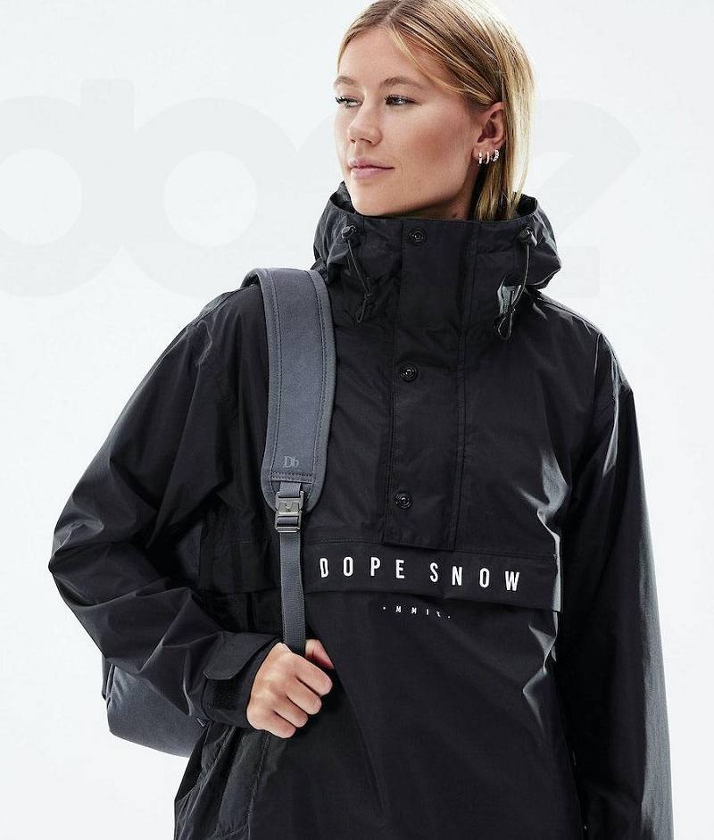 Black Women's Dope Legacy Light W Outdoor Jackets | India_D1265