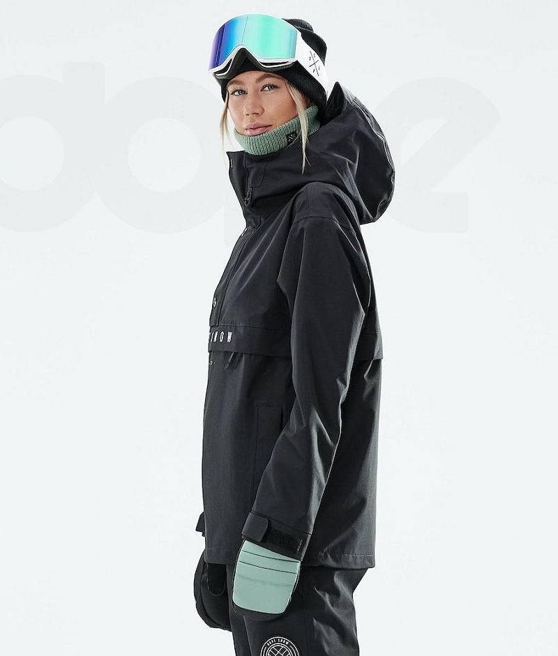 Black Women's Dope Legacy W 2021 Snowboard Jackets | India_D2292