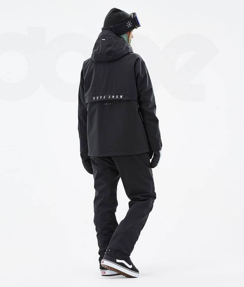 Black Women's Dope Legacy W Snowboard Jackets | India_D1073