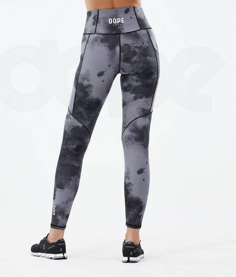 Black Women's Dope Lofty Tech Leggings | India_D2339