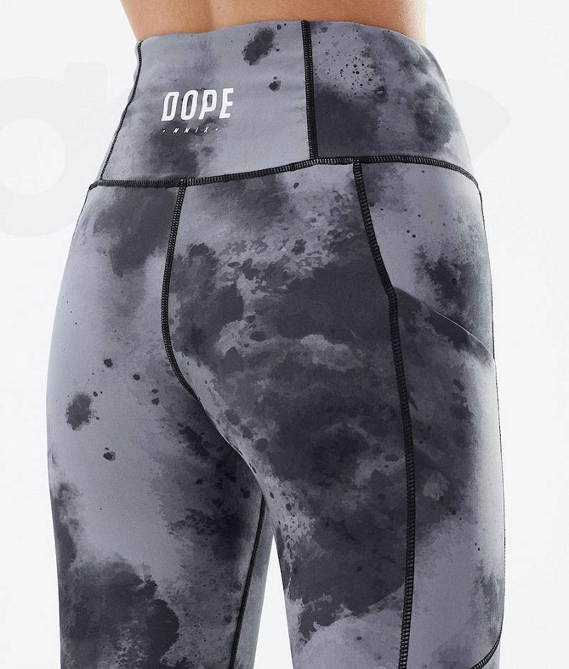 Black Women's Dope Lofty Tech Leggings | India_D2339