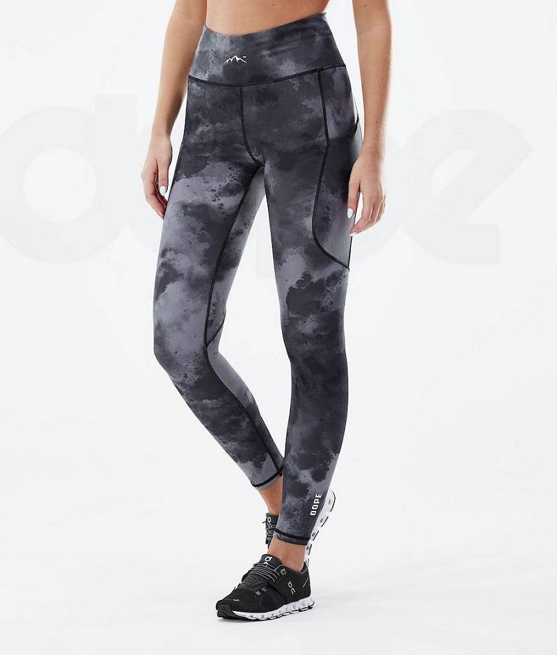 Black Women\'s Dope Lofty Tech Leggings | India_D2339