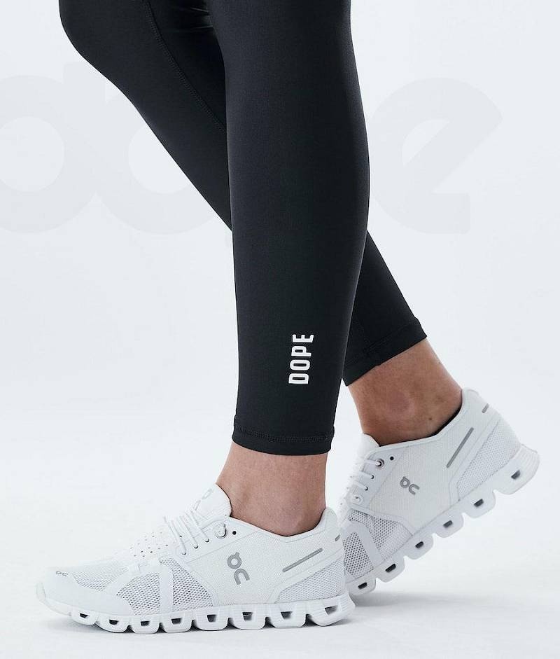 Black Women's Dope Lofty Tech Leggings | India_D1802