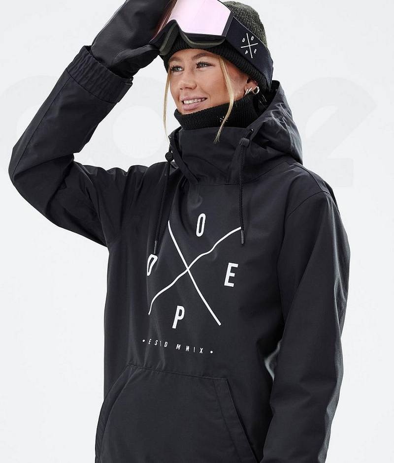 Black Women's Dope Migoo W Ski Jackets | India_D1808