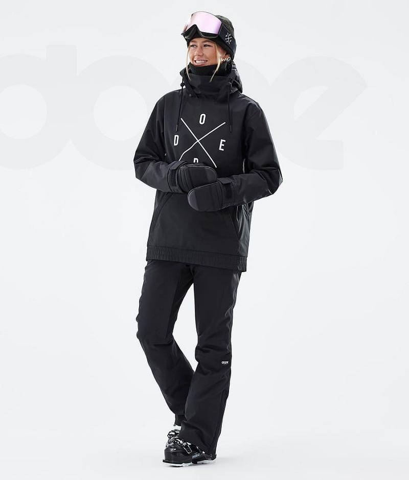 Black Women's Dope Migoo W Ski Jackets | India_D1808