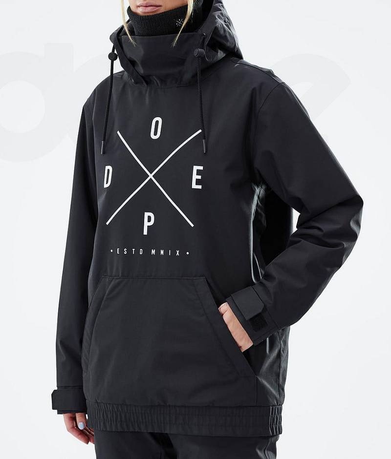 Black Women's Dope Migoo W Ski Jackets | India_D1808