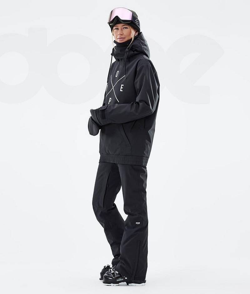 Black Women's Dope Migoo W Ski Jackets | India_D1808