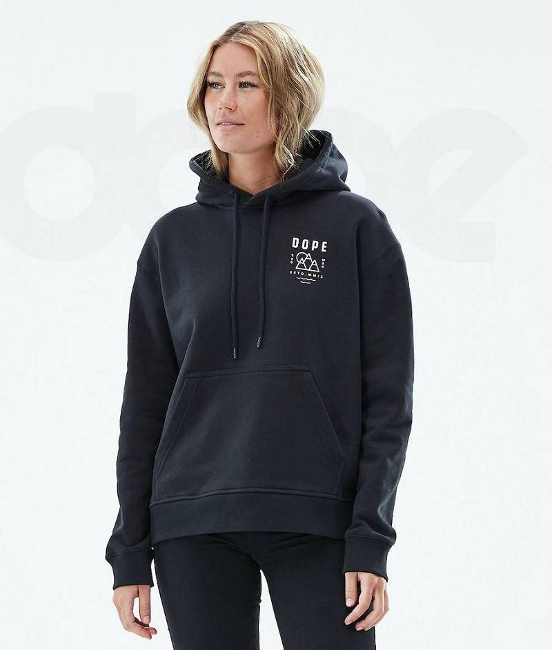 Black Women's Dope Ozed W Hoodies | India_D1040