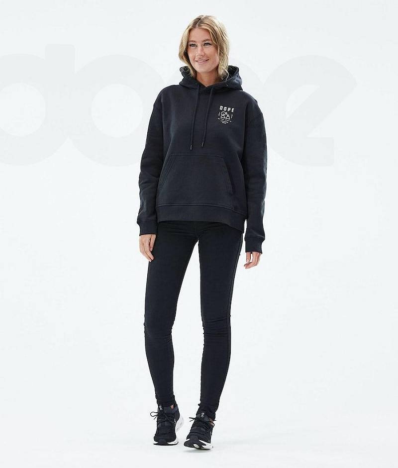 Black Women's Dope Ozed W Hoodies | India_D1040