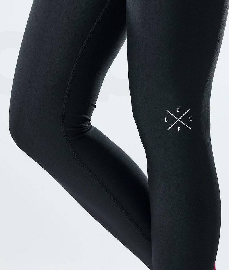 Black Women's Dope Razor Leggings | India_D1552