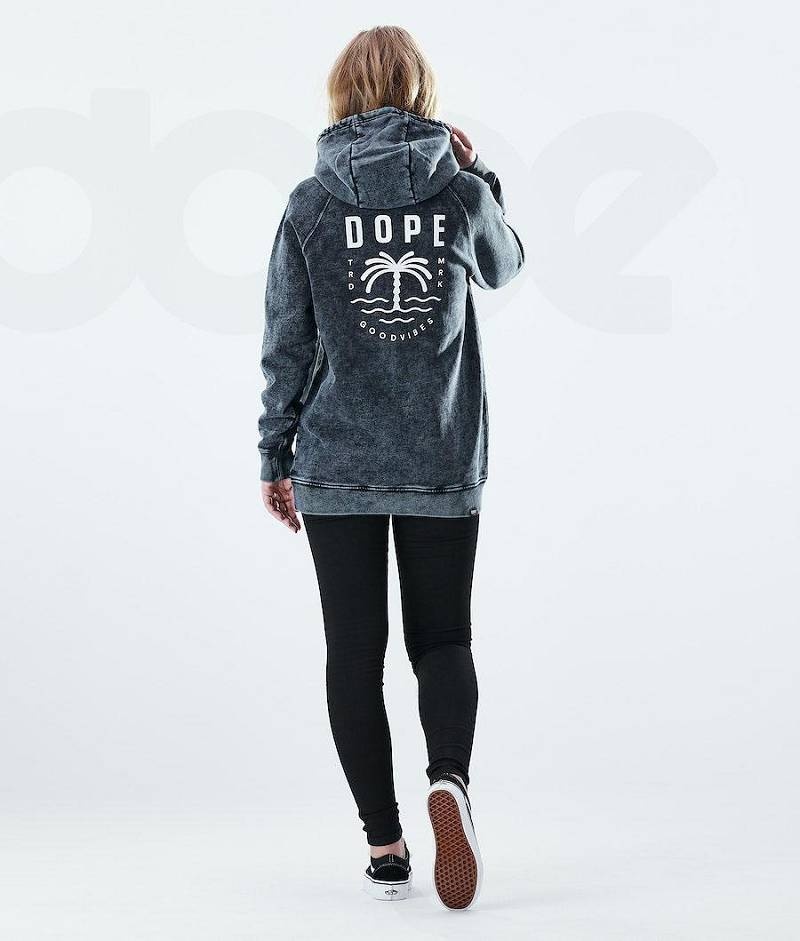 Black Women's Dope Regular Hoodies | India_D1242