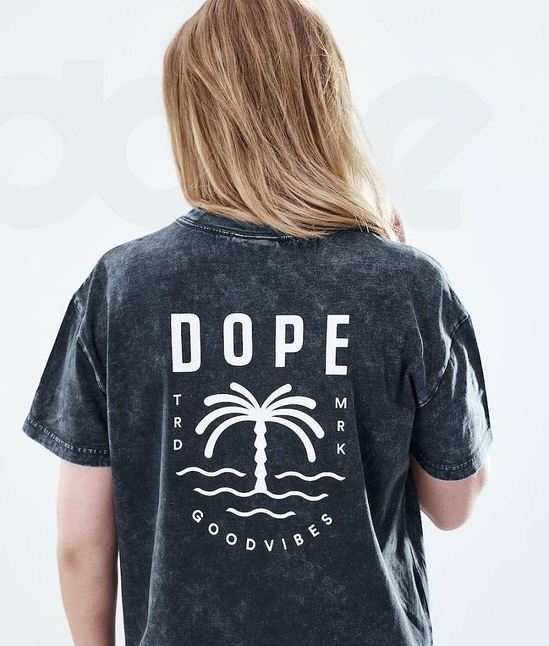 Black Women's Dope Regular T-shirts | India_D2348