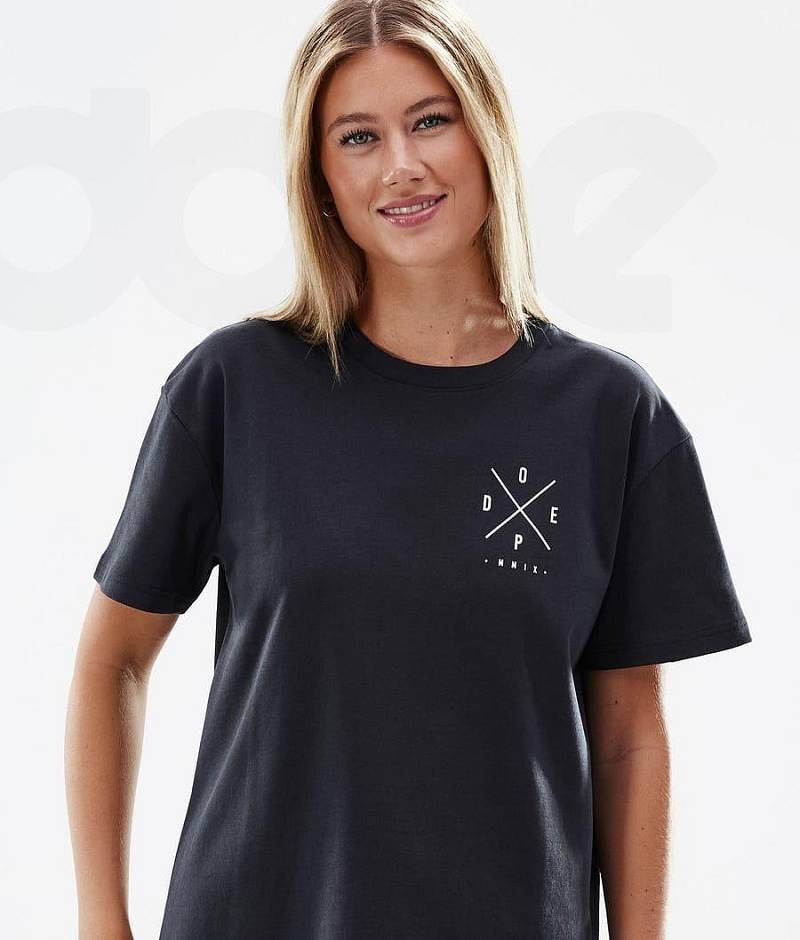 Black Women's Dope Standard W T-shirts | India_D2058