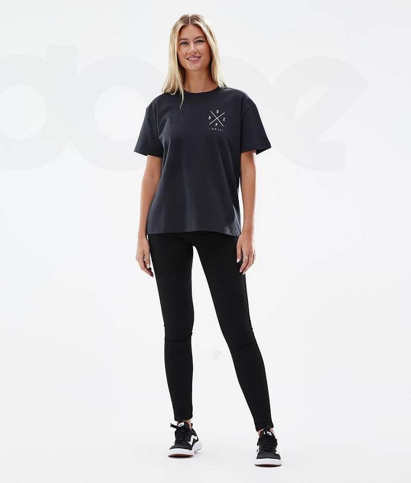 Black Women's Dope Standard W T-shirts | India_D2058