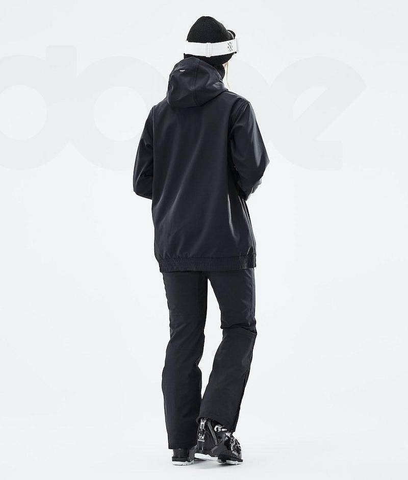 Black Women's Dope Wylie W Ski Jackets | India_D1294