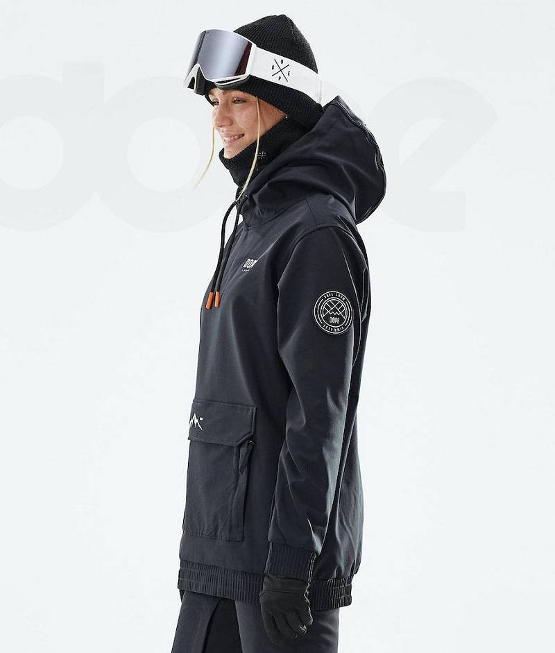 Black Women's Dope Wylie W Ski Jackets | India_D1294