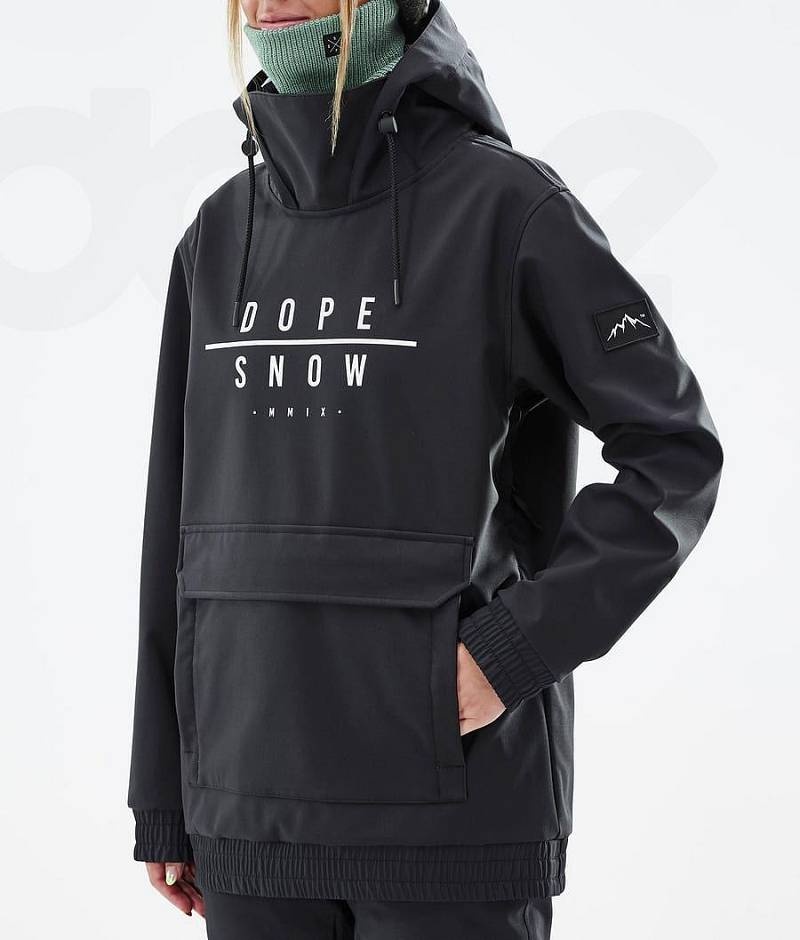 Black Women's Dope Wylie W Ski Jackets | India_D2518