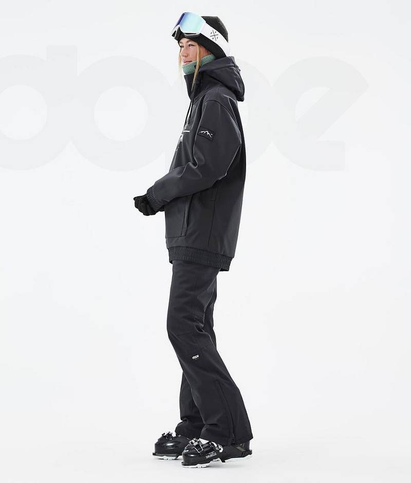 Black Women's Dope Wylie W Ski Jackets | India_D2518