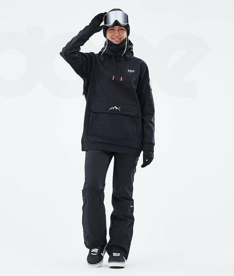 Black Women's Dope Wylie W Snowboard Jackets | India_D2449