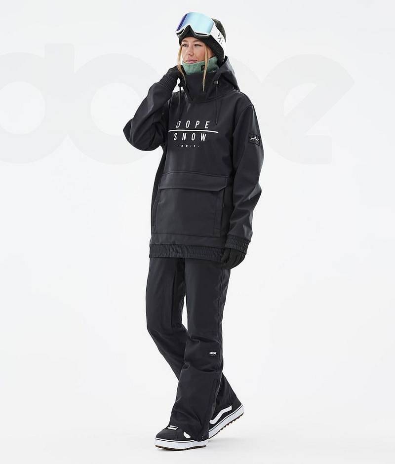 Black Women's Dope Wylie W Snowboard Jackets | India_D2394