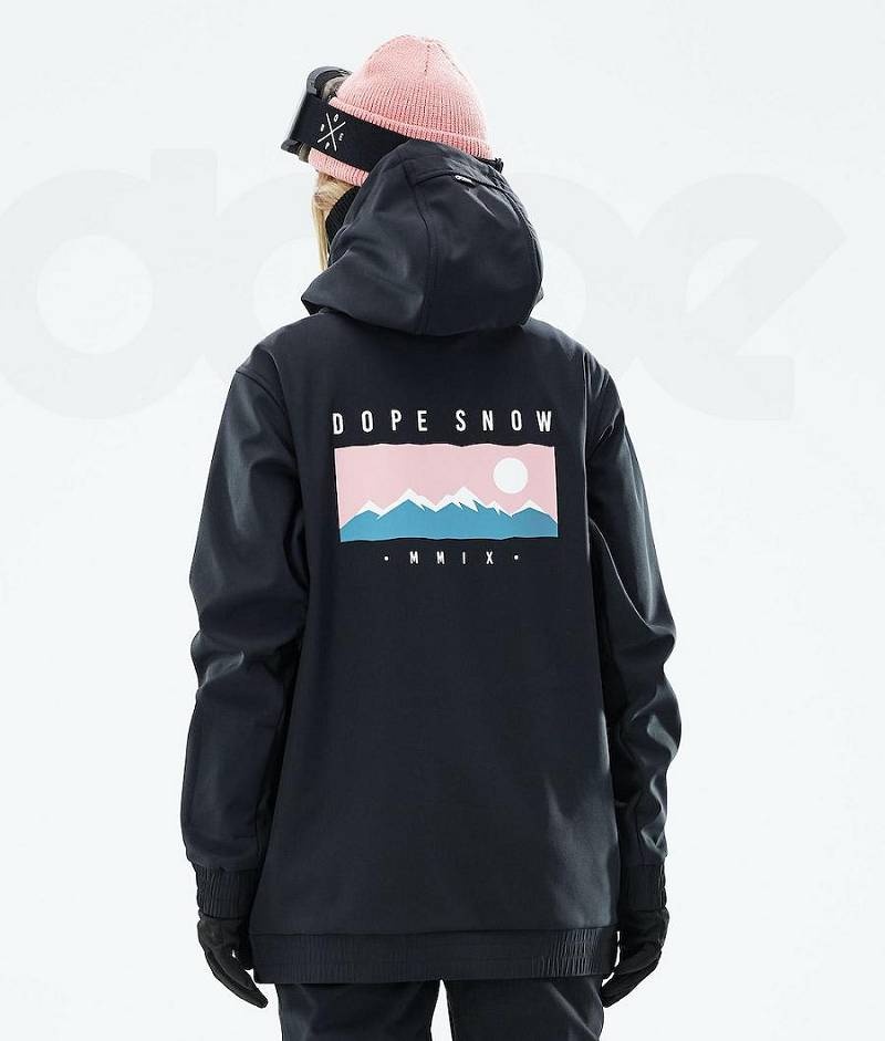 Black Women\'s Dope Yeti 2021 Ski Jackets | India_D2048