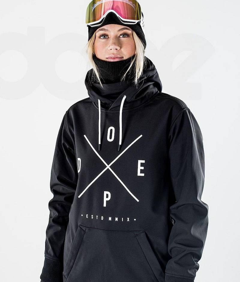 Black Women's Dope Yeti W 10k Ski Jackets | India_D2455