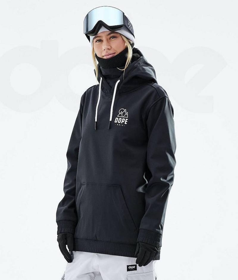 Black Women's Dope Yeti W 2021 Snowboard Jackets | India_D1604