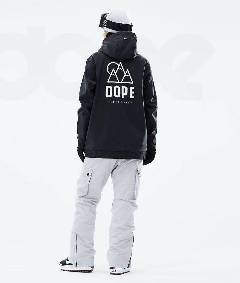 Black Women's Dope Yeti W 2021 Snowboard Jackets | India_D1604