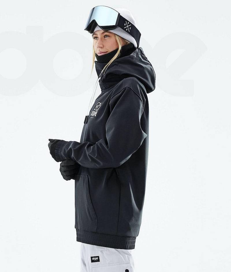 Black Women's Dope Yeti W 2021 Snowboard Jackets | India_D1604