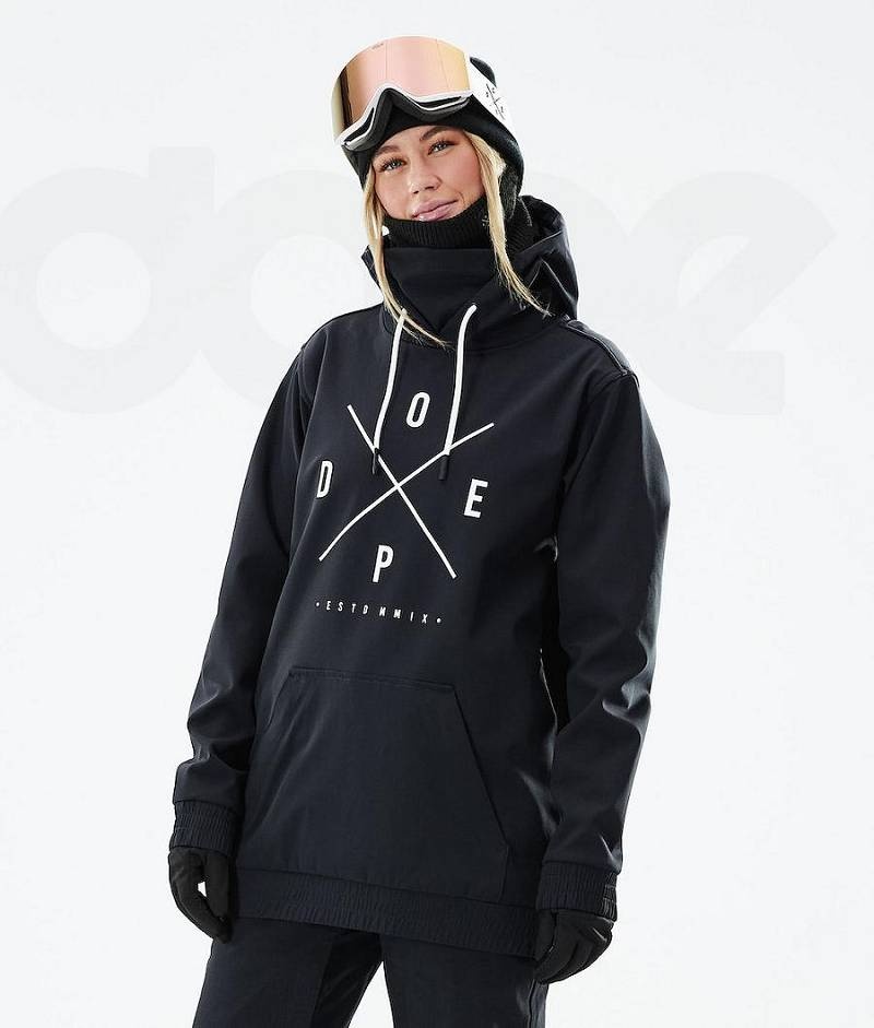 Black Women\'s Dope Yeti W 2021 Snowboard Jackets | India_D1063