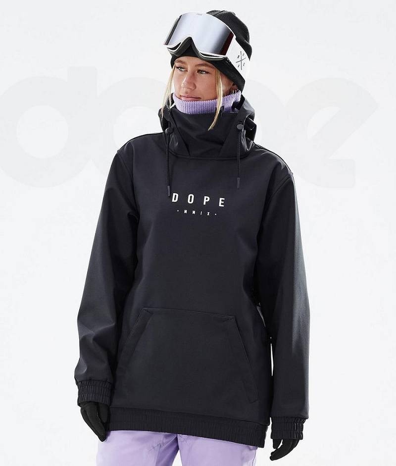 Black Women's Dope Yeti W Ski Jackets | India_D1370