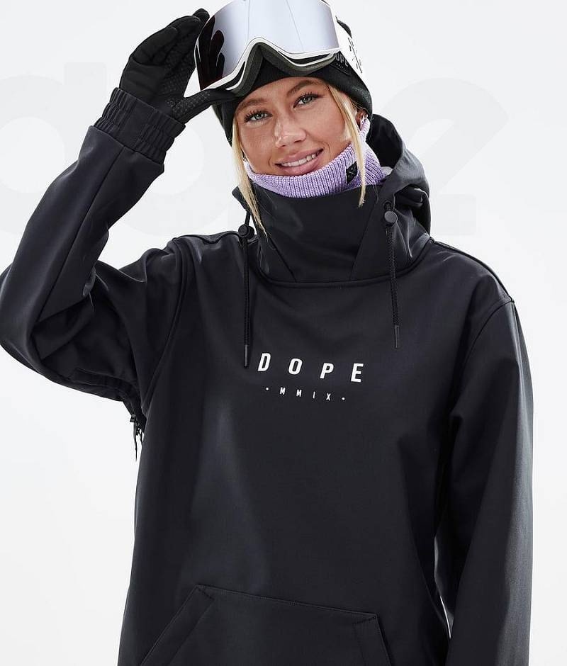 Black Women's Dope Yeti W Ski Jackets | India_D1370