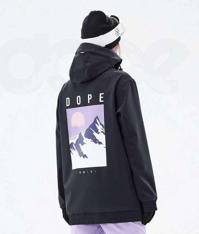 Black Women\'s Dope Yeti W Ski Jackets | India_D1370