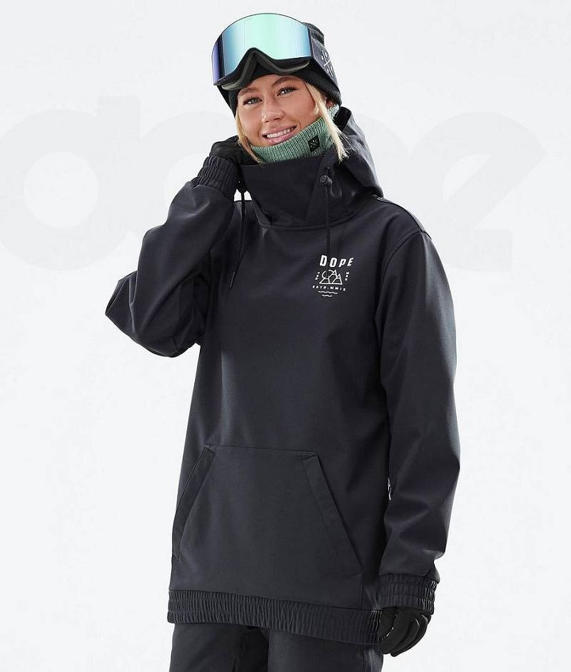 Black Women's Dope Yeti W Ski Jackets | India_D1693