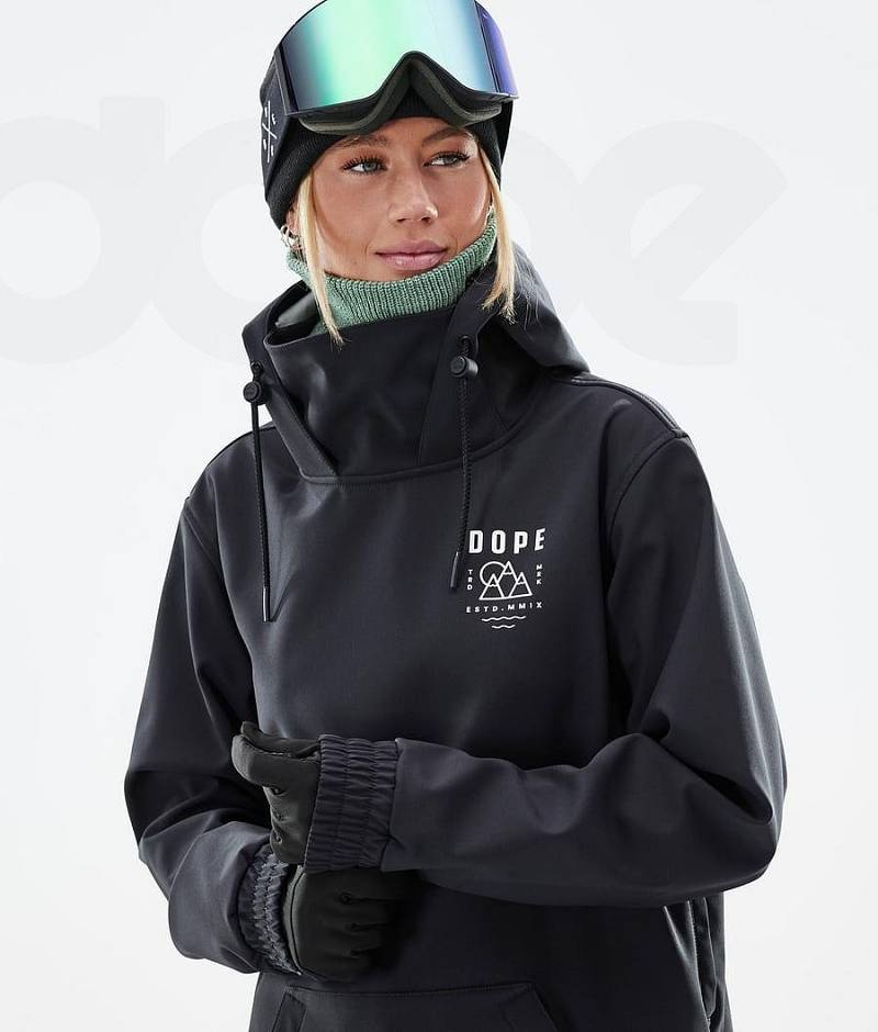 Black Women's Dope Yeti W Ski Jackets | India_D1693