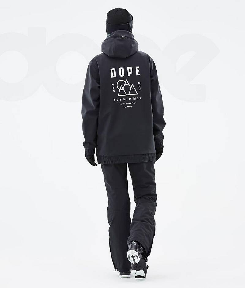 Black Women's Dope Yeti W Ski Jackets | India_D1693