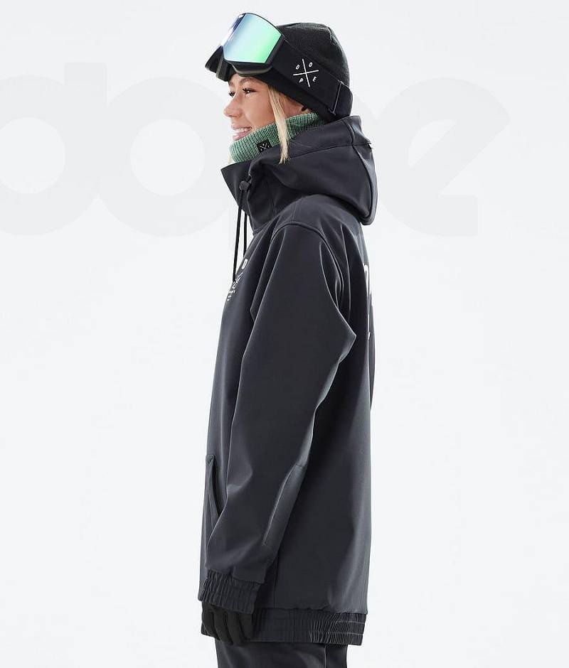 Black Women's Dope Yeti W Ski Jackets | India_D1693