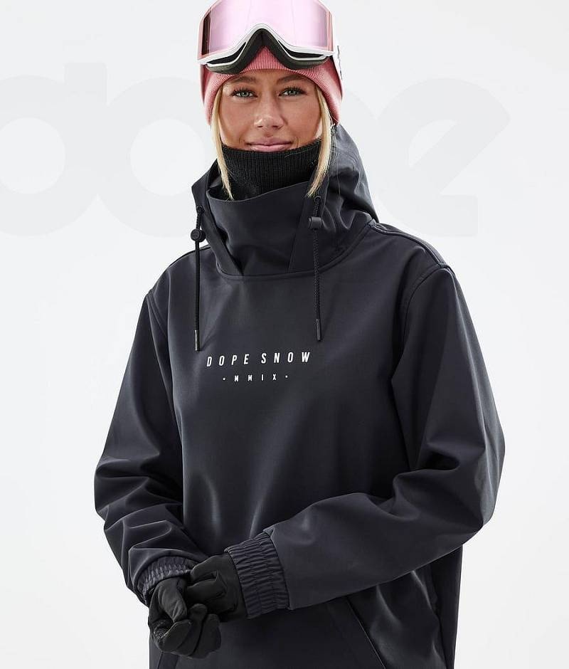 Black Women's Dope Yeti W Ski Jackets | India_D1043