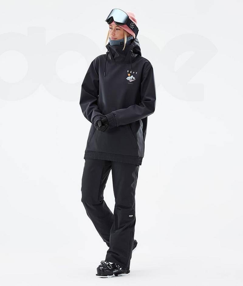 Black Women's Dope Yeti W Ski Jackets | India_D1949