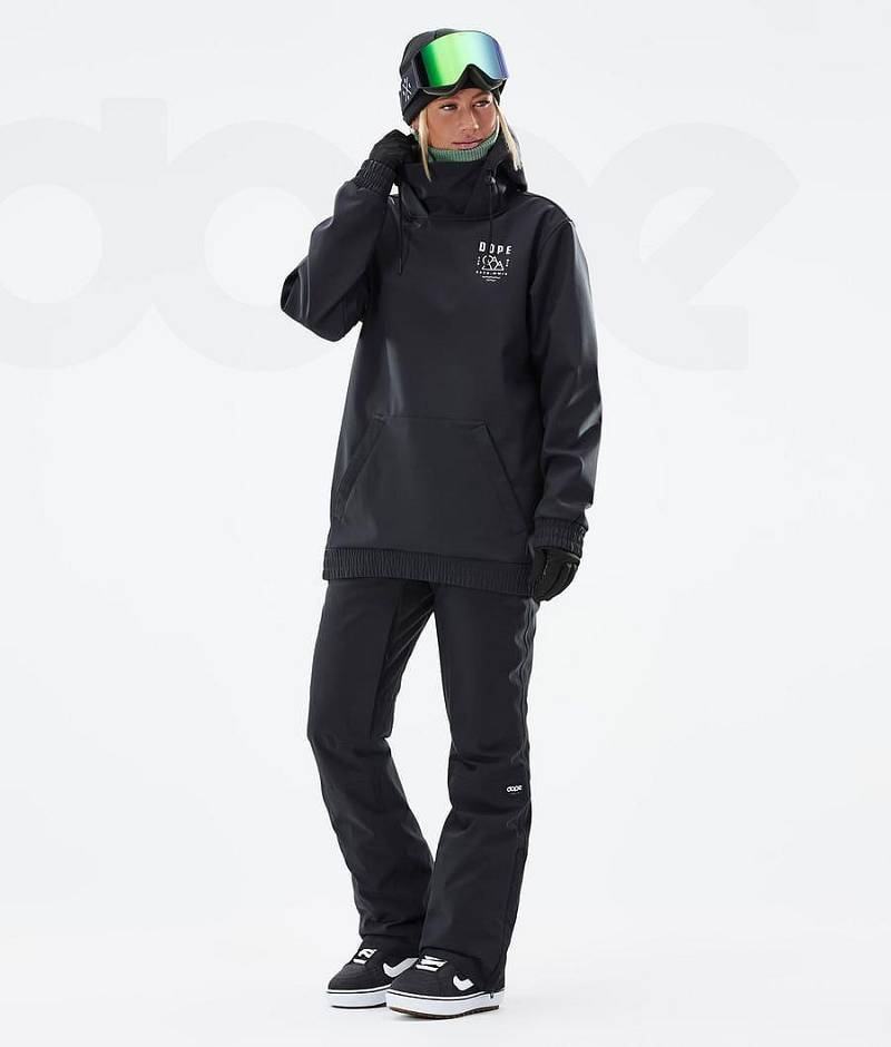 Black Women's Dope Yeti W Snowboard Jackets | India_D2265