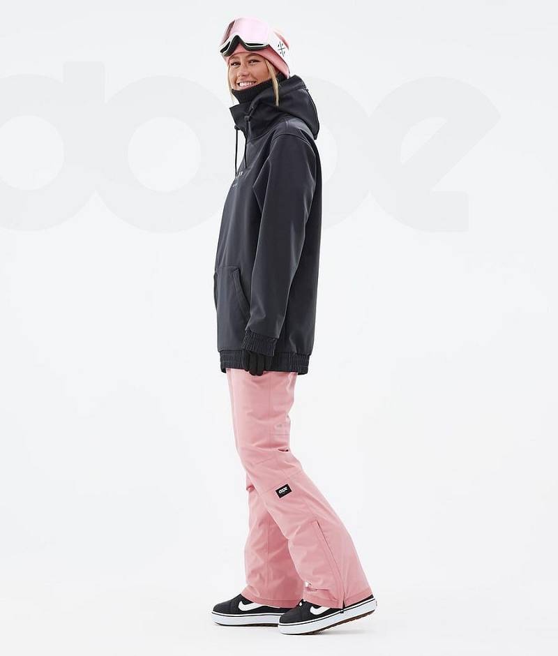 Black Women's Dope Yeti W Snowboard Jackets | India_D1017