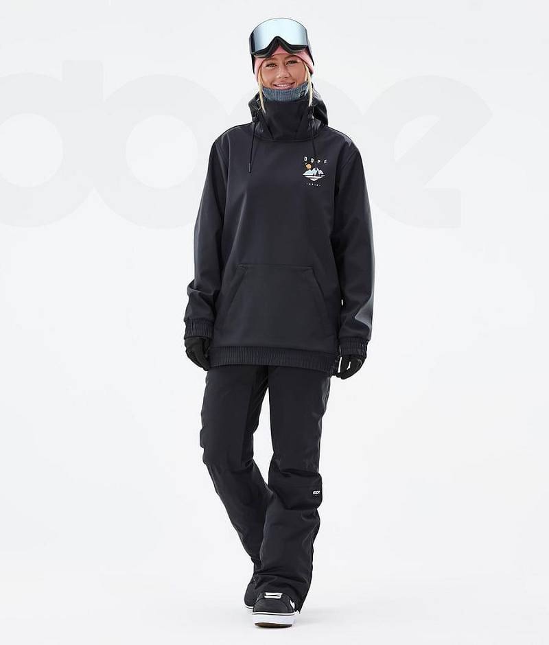 Black Women's Dope Yeti W Snowboard Jackets | India_D1741