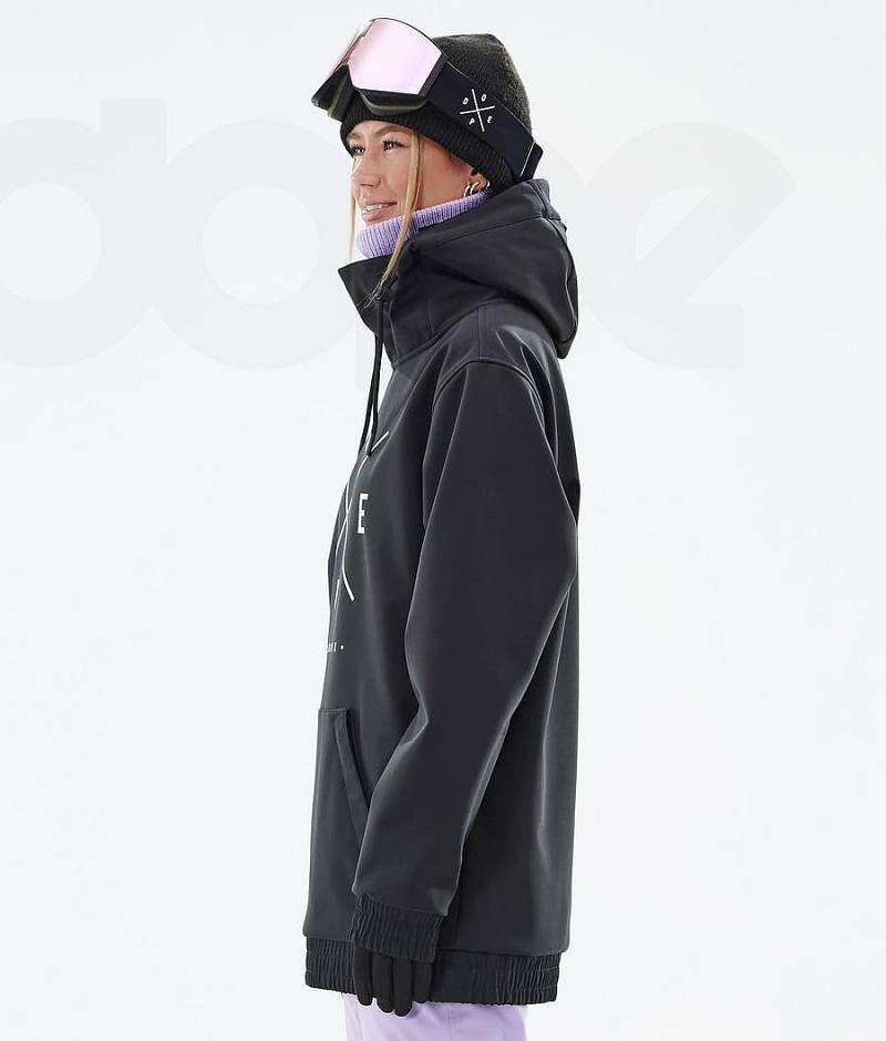 Black Women's Dope Yeti W Snowboard Jackets | India_D2486