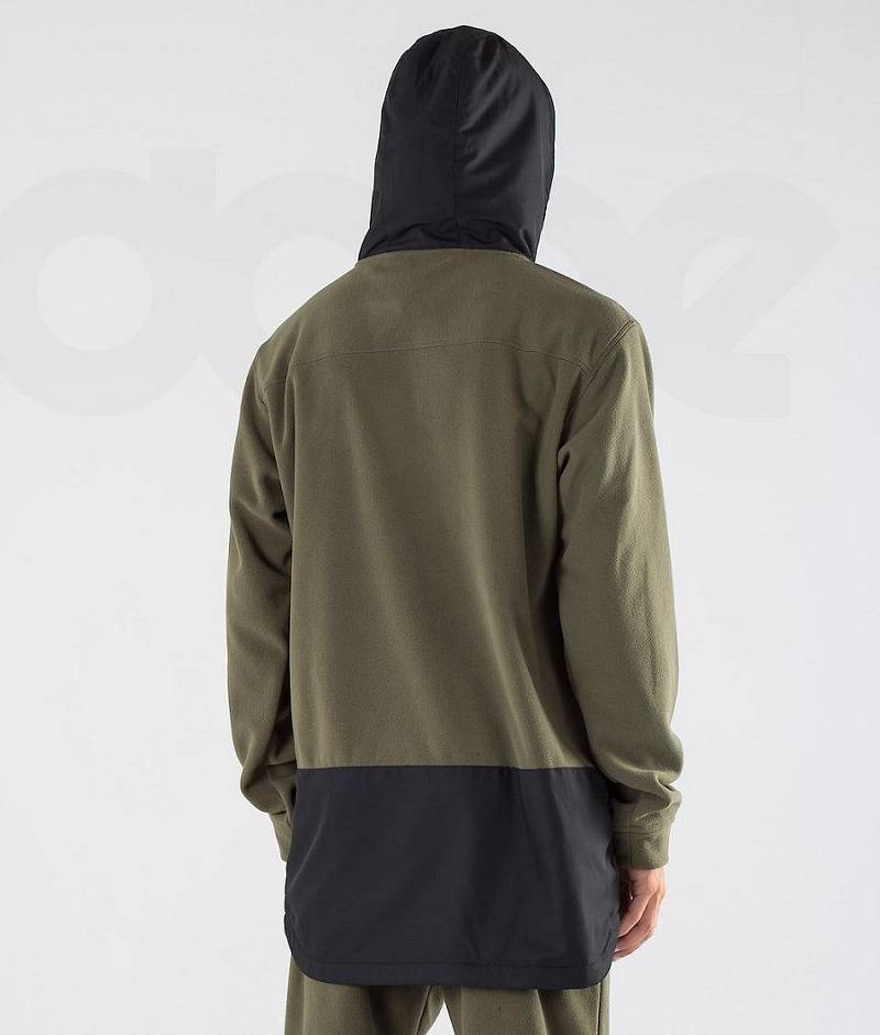 Black / Olive Men's Dope Loyd Fleece | India_D1019