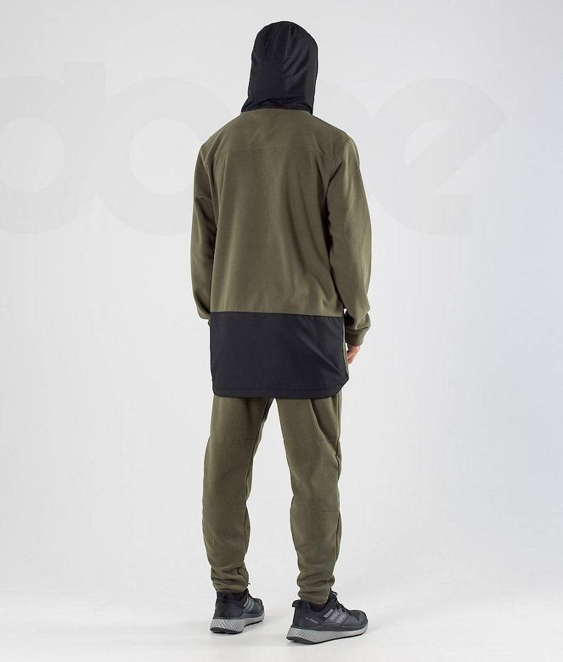 Black / Olive Men's Dope Loyd Fleece | India_D1019