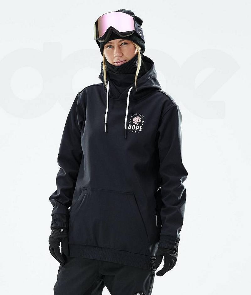 Black / Pink Women's Dope Yeti W 2021 Snowboard Jackets | India_D2076