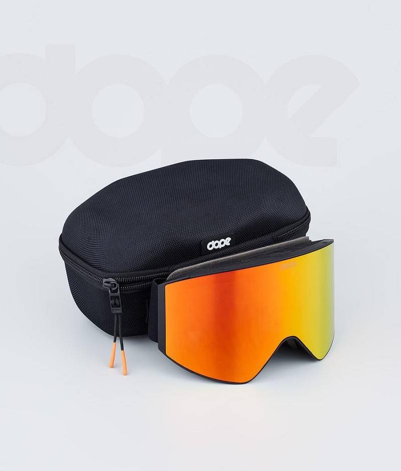 Black / Red Men's Dope Sight Goggles | India_D2291