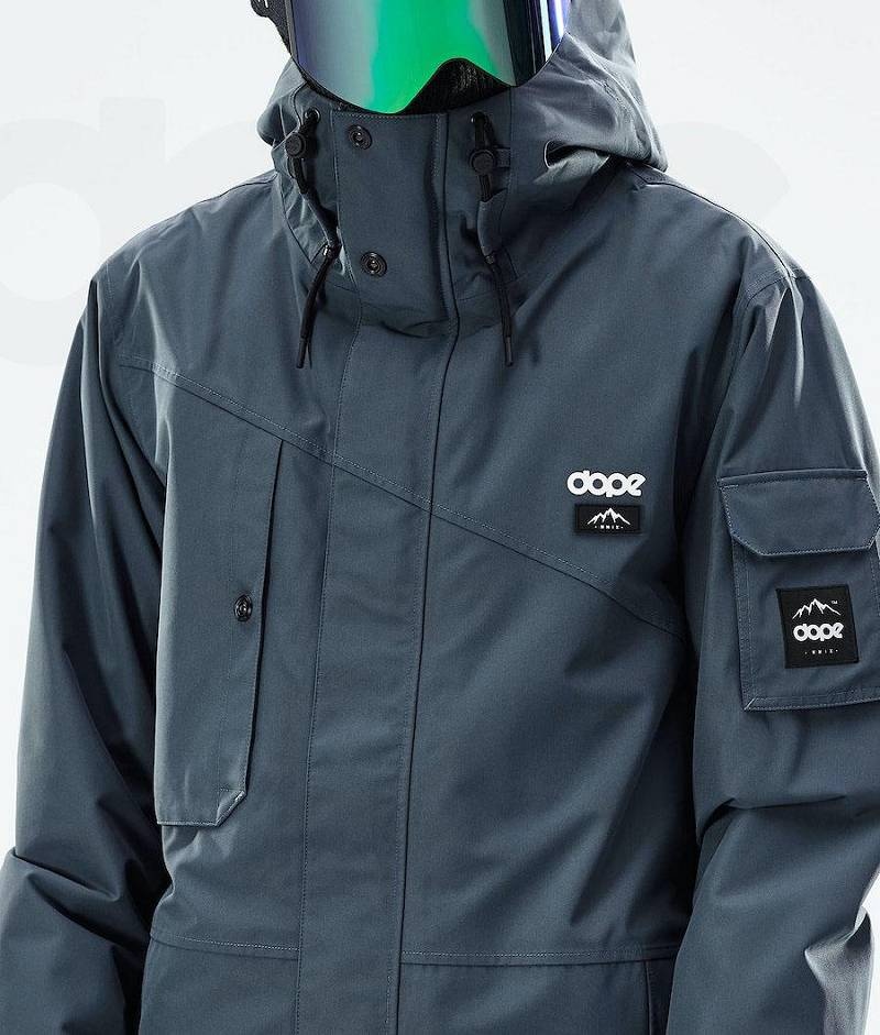 Blue Men's Dope Adept 2021 Snowboard Jackets | India_D2002