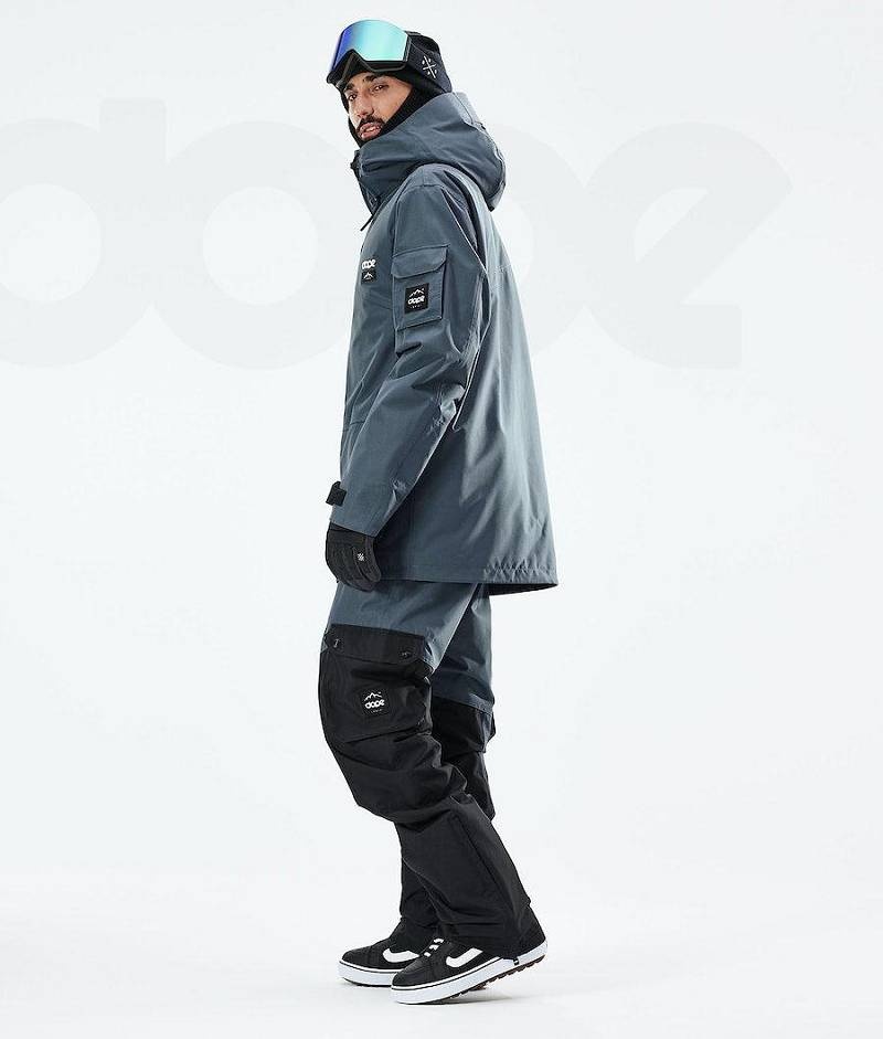 Blue Men's Dope Adept 2021 Snowboard Jackets | India_D2002