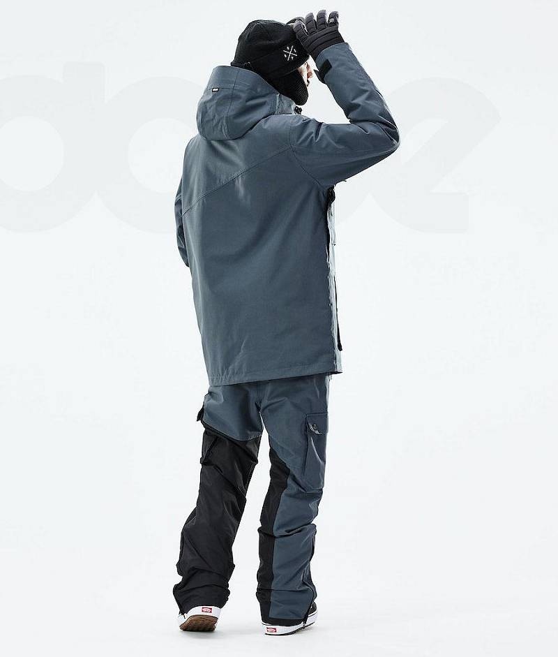 Blue Men's Dope Adept 2021 Snowboard Jackets | India_D2002